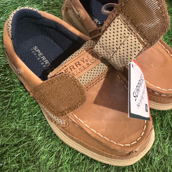 Kids Tan Boat Shoes - Picture 5 of 5